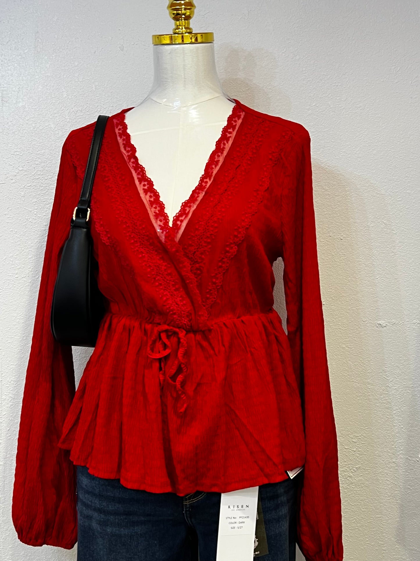 Royal Rouge Lace Wrap