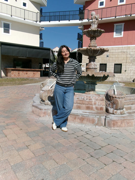 Classic Strip Quarter Zip