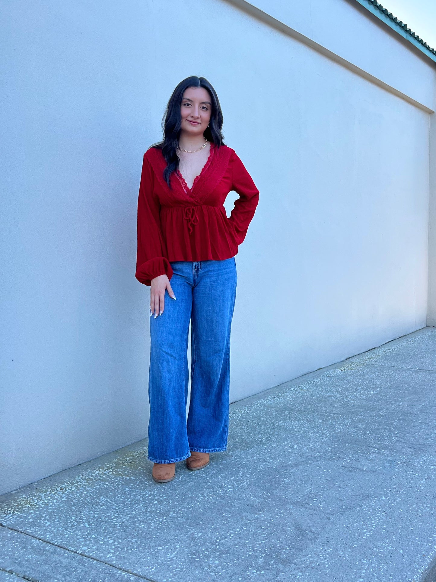 Royal Rouge Lace Wrap