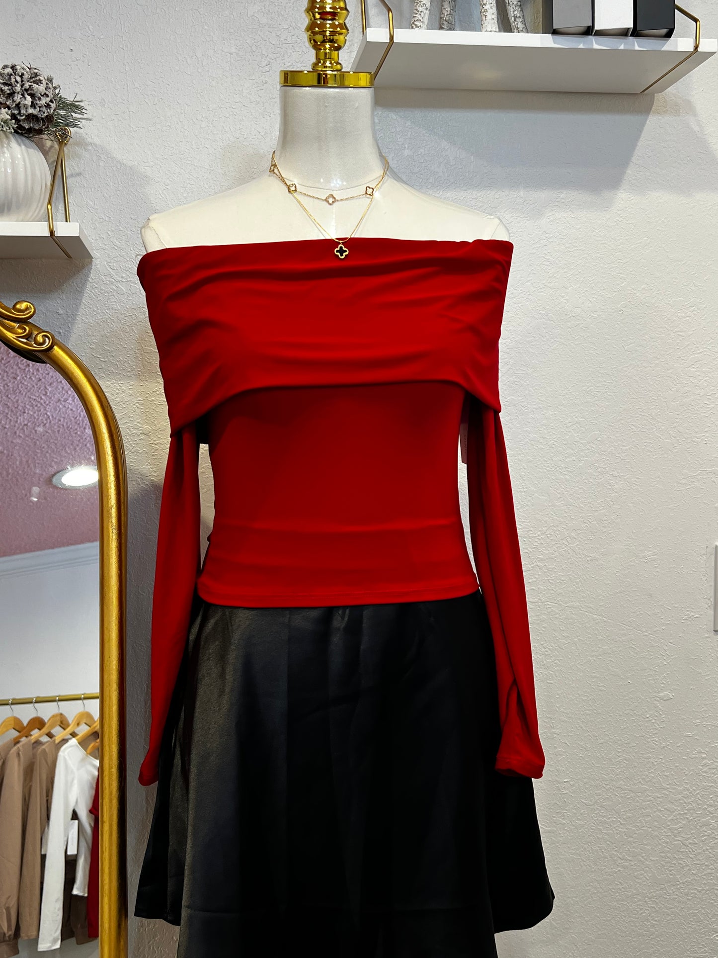 Midnight Luxe Satin Skirt